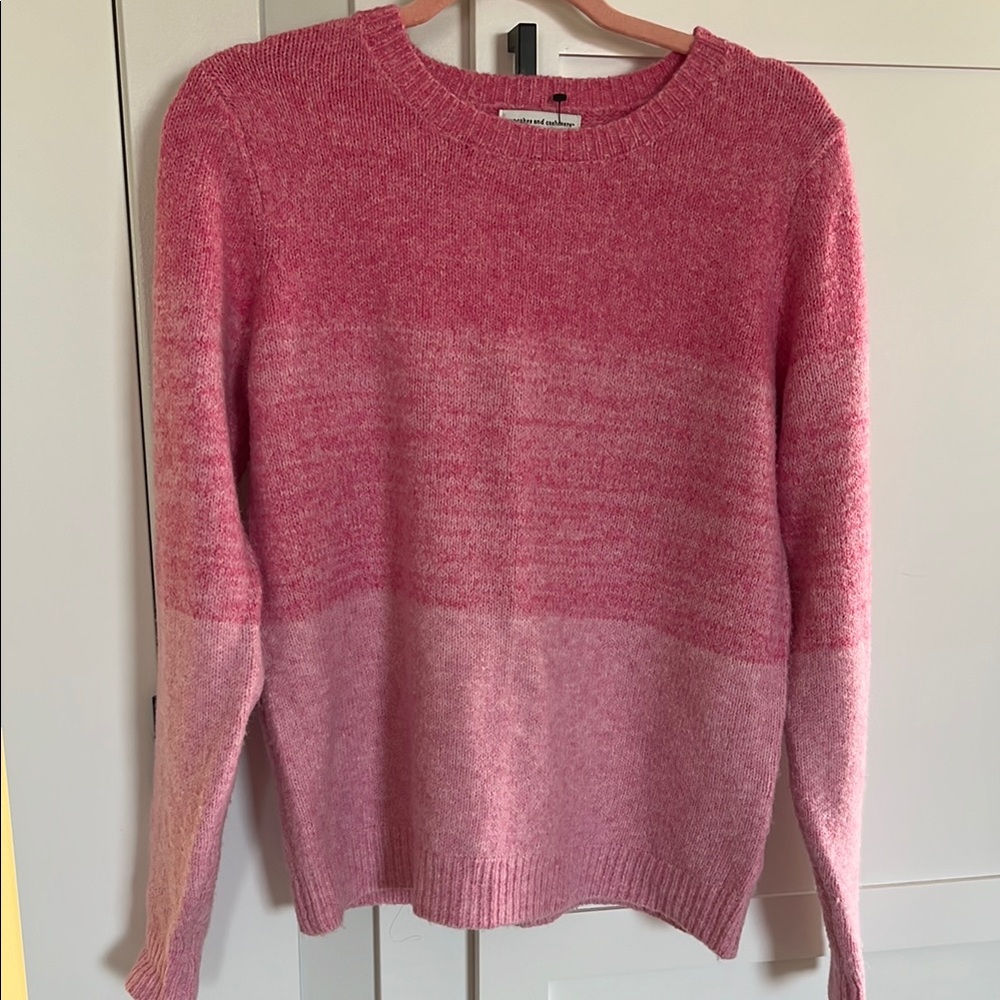 Cupcakes and Cashmere Pink Gradient Women's Sweater